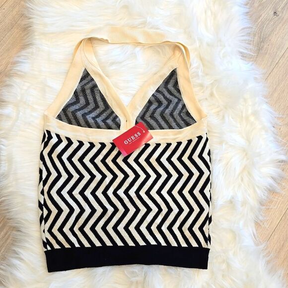 NWT GUESS Halter Sweater Size M - Picture 2 of 9